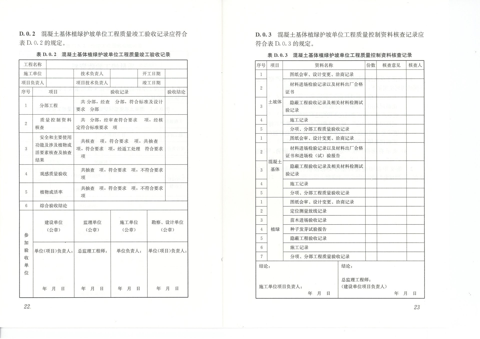 混凝土基体植绿护坡技术标准（JGJT412-2017)